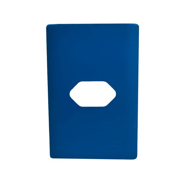 placa4x2 tomada azulfosco dicompel instacled